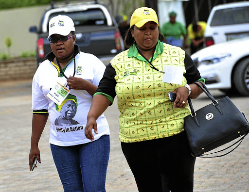 ANC members during the provincial general council meeting in Free State yesterday. /Veli Nhlapo