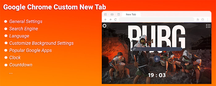 PUBG Wallpapers New Tab marquee promo image