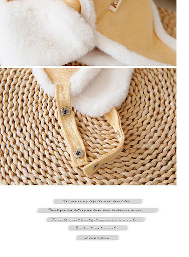 Title 5, Warm Thickened Girl Cute Earflaps Fleece Hat