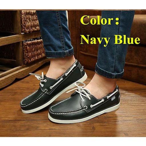 Title 15, Mens Retro Lace-up Leather Breathable Casual B...