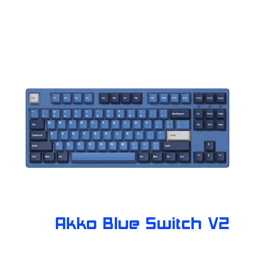 Bàn phím cơ Akko 3087 v2 DS Ocean Star (Akko Blue switch v2)