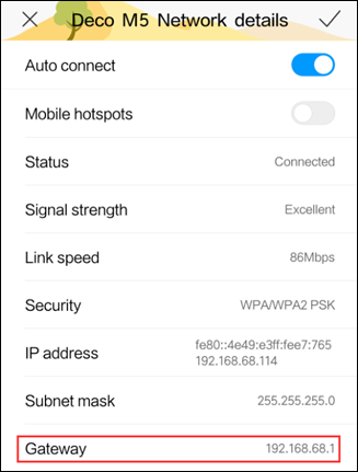 IP address of TP-Link Router