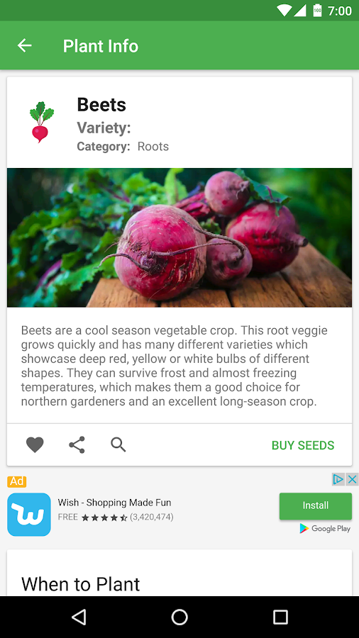 vegetable garden planner app for andriod