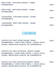 Tawa Shawarma Trails menu 2