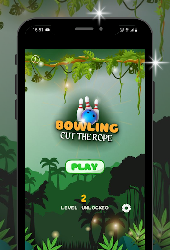 Screenshot Cut the Rope Bowling Puzzle