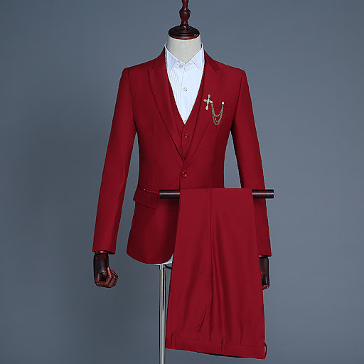 Title 13, Mens Groom and Best Man Three-Piece Suit with ...