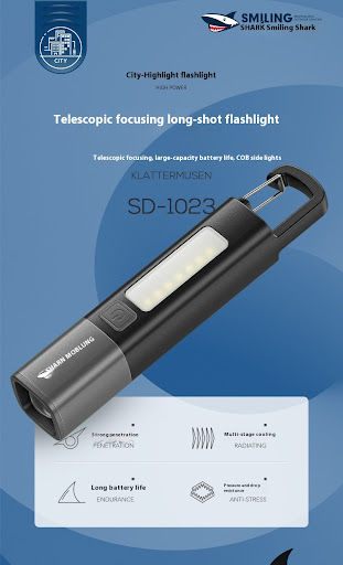 Title 4, Zoom Mini Torch Highlight Long Shot COB Floodli...