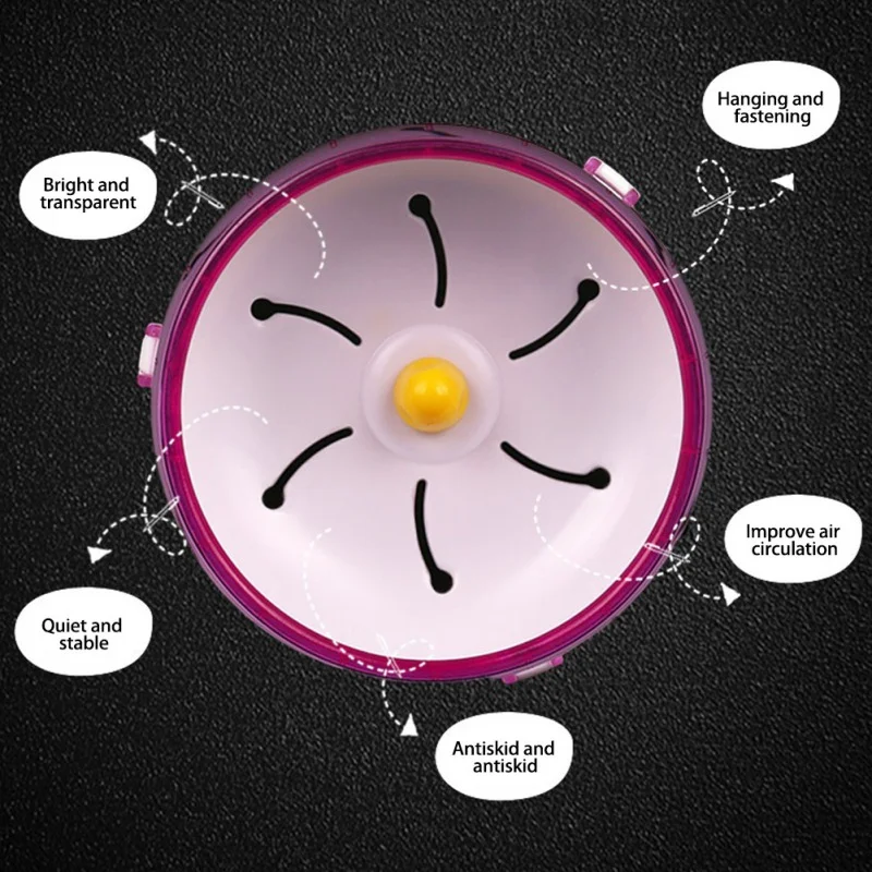 Title 4, Hamster Exercise Wheel Running Disc Toy Silent ...