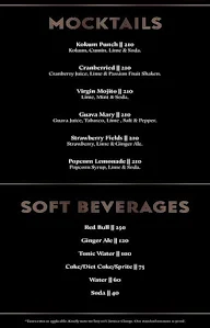 Altitude Kitchen & Bar menu 1