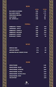 Nandhini Deluxe menu 2