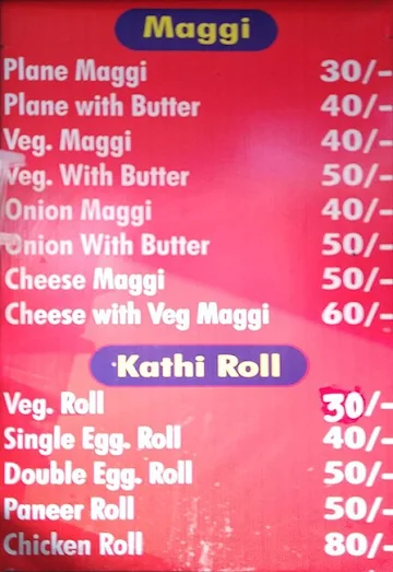 Parathe Hi Parathe menu 