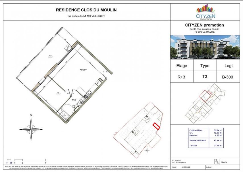 Vente appartement 1 pièce 47.44 m² à Villerupt (54190), 193 930 €