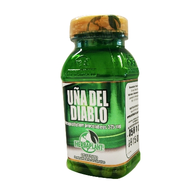 //Una de diablo 375mg 60capsulas Herbaplant  