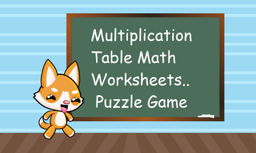 Multiplication Math Worksheets