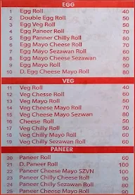 Bharat A One Kolkata Roll menu 3