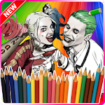 Cover Image of Download Harley & joker squad coloring 2 APK