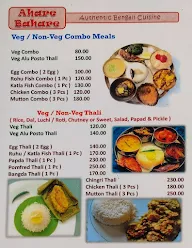 Ahare Bahare - Authentic Bengali Cuisine menu 3