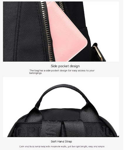 Title 7, Womens Oxford Cloth Casual Fashion Travel Back...