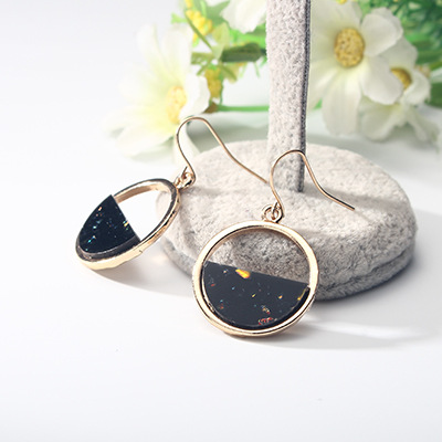 Title 2, Simple and personalized temperament female earr...