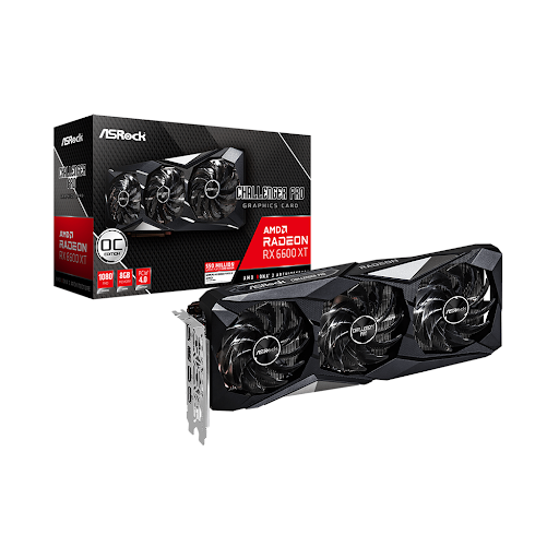 Card màn hình ASROCK RX 6600 XT Challenger Pro 8GB OC 8GB GDDR6 (RX6600XT CLP 8GO)