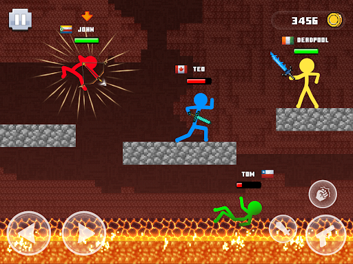 Screenshot Stick Fight: Infinity Craft