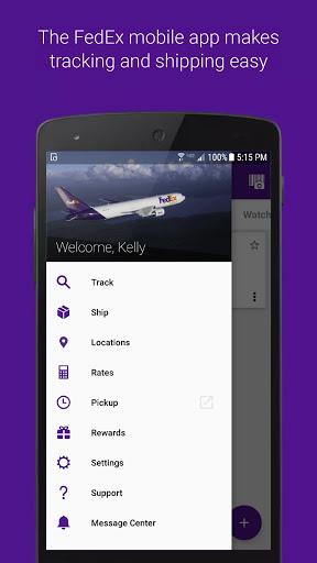 Screenshot FedEx Mobile