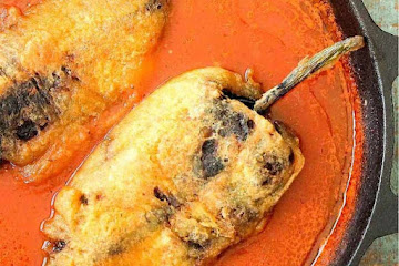 Chiles Rellenos Stuffed with Mexican Queso