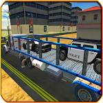 Cover Image of Télécharger Police Car Transporter Truck 1.0 APK