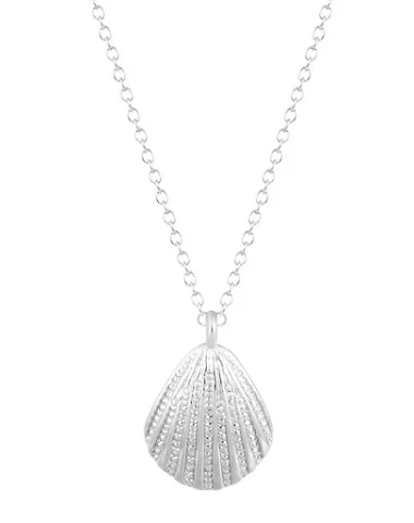 Scallop Conch Shell Pendant Necklac - 2