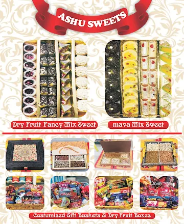 Ashu Sweets And Bakers menu 