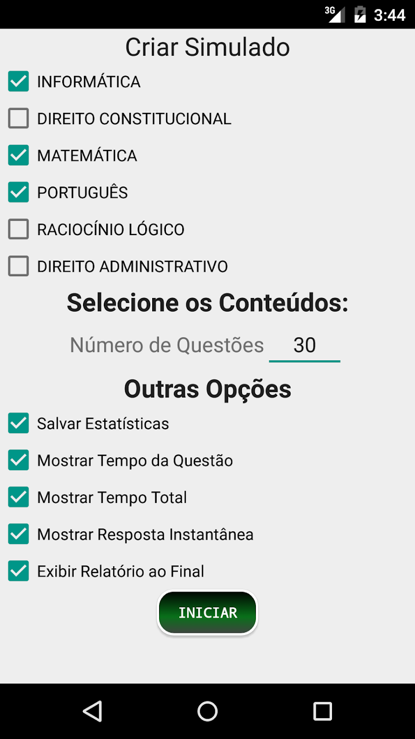 Simulado Concursos - Total Screen 2