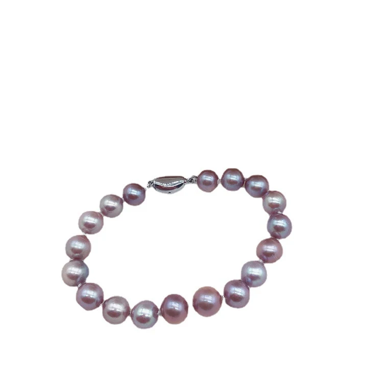Pulsera sencilla morada de la serie Princesa, un accesorio elegante y fácil de usar para realzar cualquier atuendo con un toque de color.