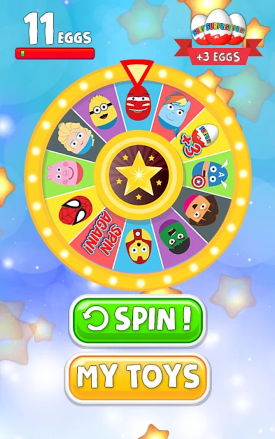   Wheel Of Surprise Eggs- 스크린샷 