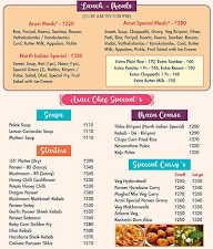 Aruvi Cafe menu 3