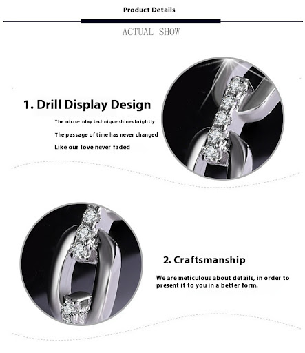 Title 4, European and American S925 Sterling Silver Mois...