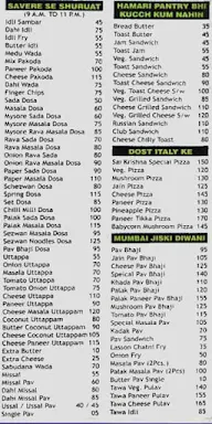 Sai Krishna Food Corner menu 2