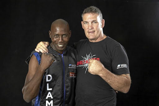 Champ Walter Dlamini and Hunter.