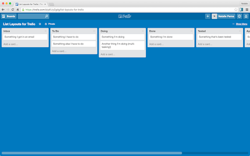 [DEPRECATED] List Layouts for Trello