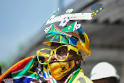 Kaizer Chiefs superfan Saddam Maake at the 