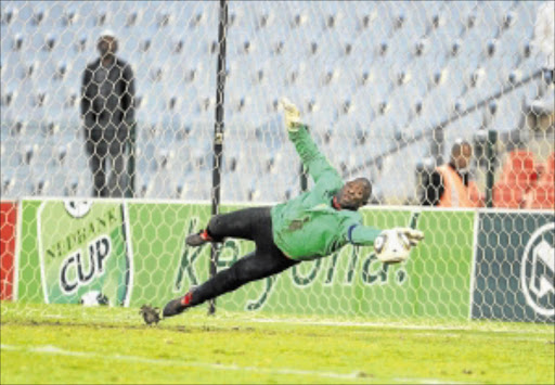 WE'LL DIG DEEPER: Cosmos skipper and first-choice goalkeeper Avril Phali