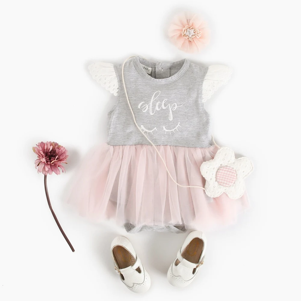 Title 7, Romper de verano para bebé princesa, estampado ...
