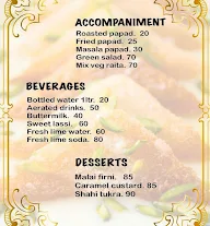 Karim's menu 7