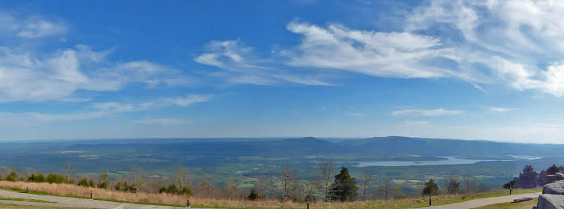 Mount Magazine Lodge View of Petit Jean Valley