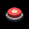 Red button clicker button idle icon