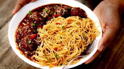 Chicken Manchurian Noodles