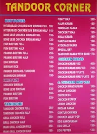 Tandoori Corner menu 2