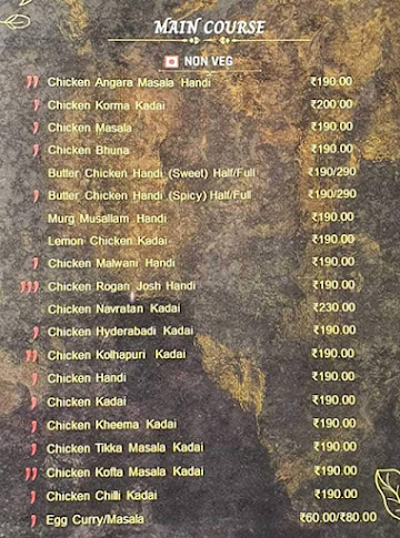 Mayur's Kitchen Delight menu 