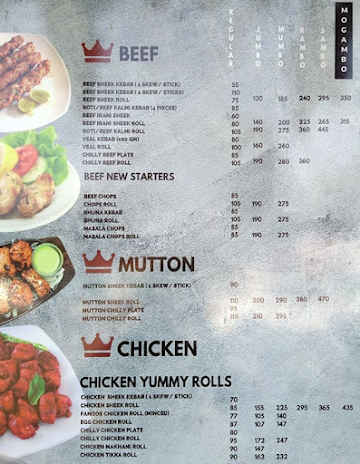 Hotel Fanoos menu 