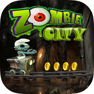 Zombie Smurfs Trolley logo