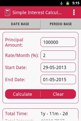 Interest Calculator